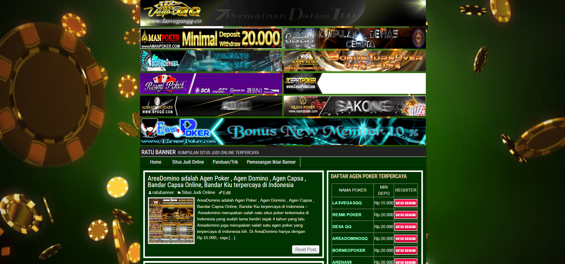 kumpulan situs judi slot online terpercaya 2020